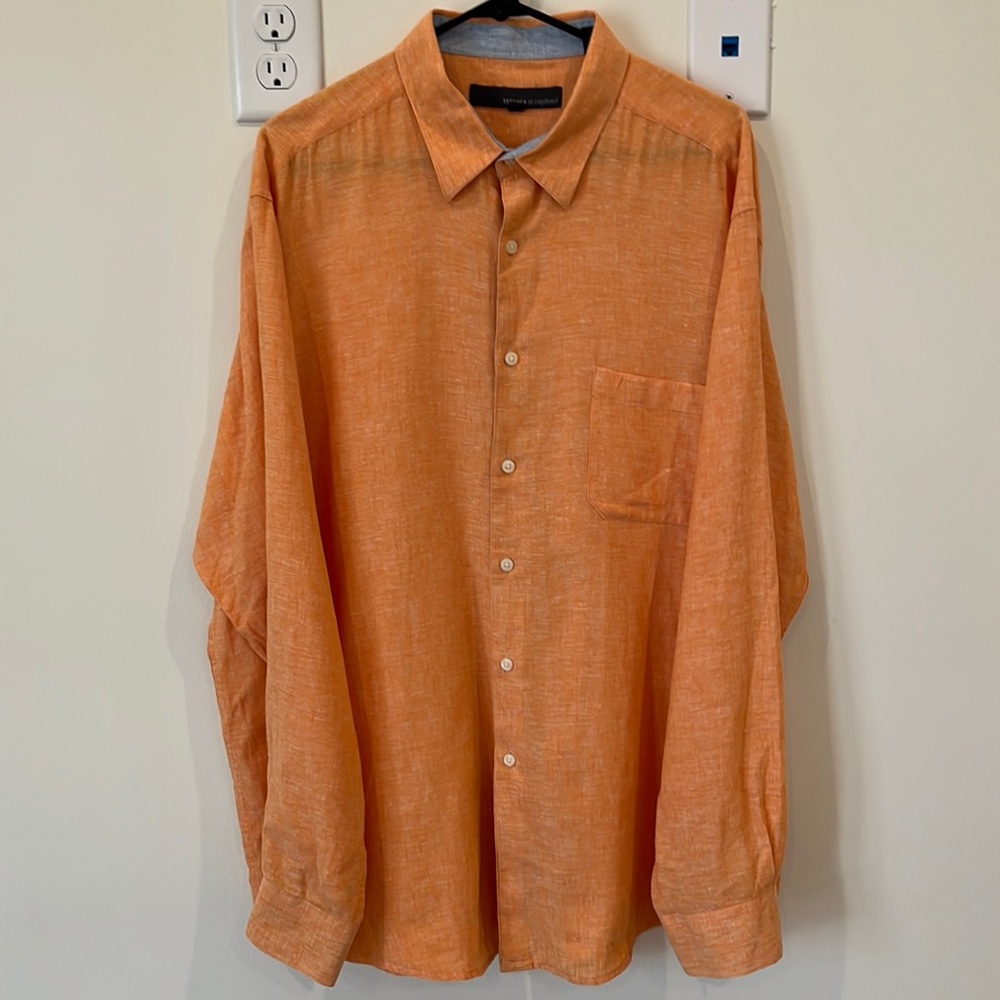Tricota St Raphael linen button down shirt